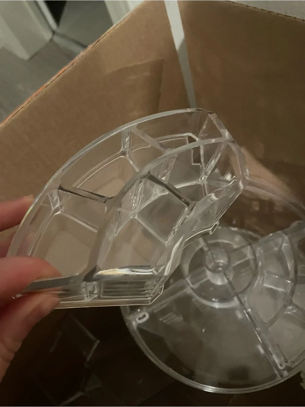 Clear 360° Rotating Makeup and Cosmetic Organizer - Clear